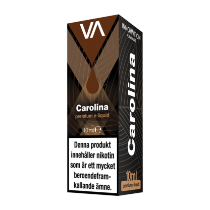 INNOVATION Carolina vape juice has a Turkish tobacco taste mixed with a hint of slightly perceivable caramelized sugar aroma.