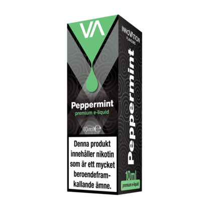 INNOVATION Peppermint E-juice is sweet and sour, buttery. Menthol taste of a peppery candy.