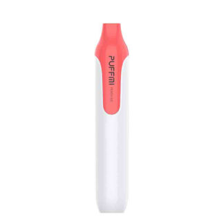 Puffmi DP500 peach ice disposable, white and pink e-cigarret