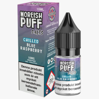 Moreish-Puff-blue-raspberry purple and green package bottle