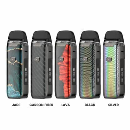 Vaporesso Luxe PM40 pod system e cigg jade, carbon fiber, lava, svart, silver