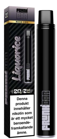 Frunk Bar Mesh Liquorice – Engångs vape