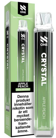 N One Crystal Apple Peach – Engångs vape