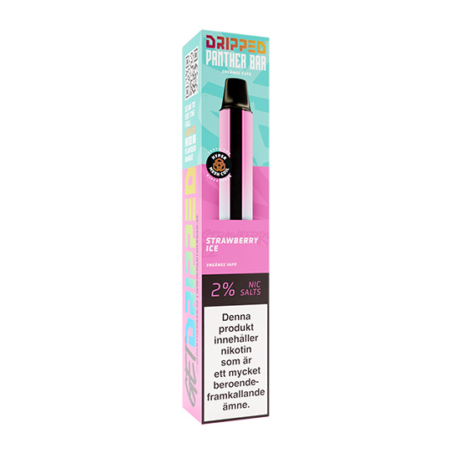 Panther Bar Strawberry Ice – Engångs vape