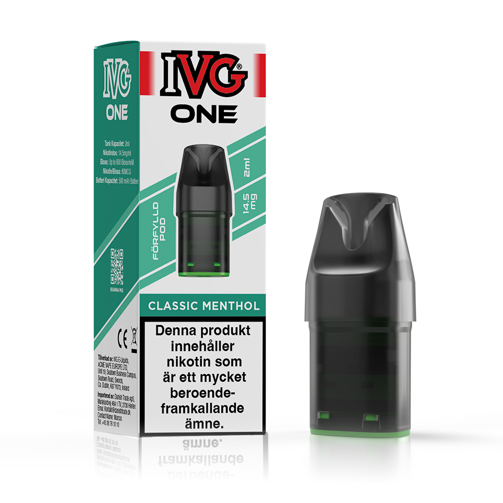 IVG ONE POD Classic Menthol 14,5mg 2ml