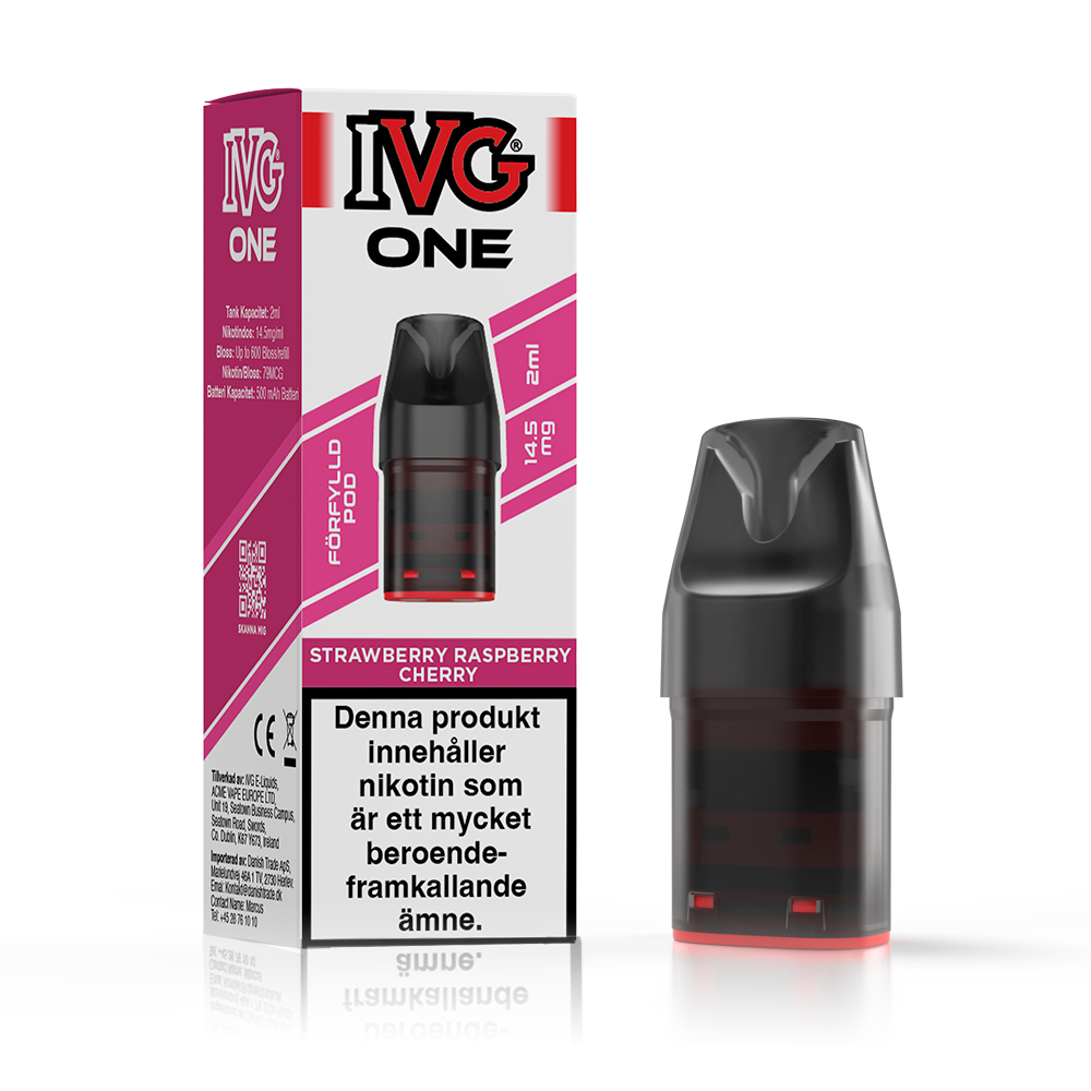 IVG ONE POD Strawberry Raspberry Cherry 14,5mg 2ml
