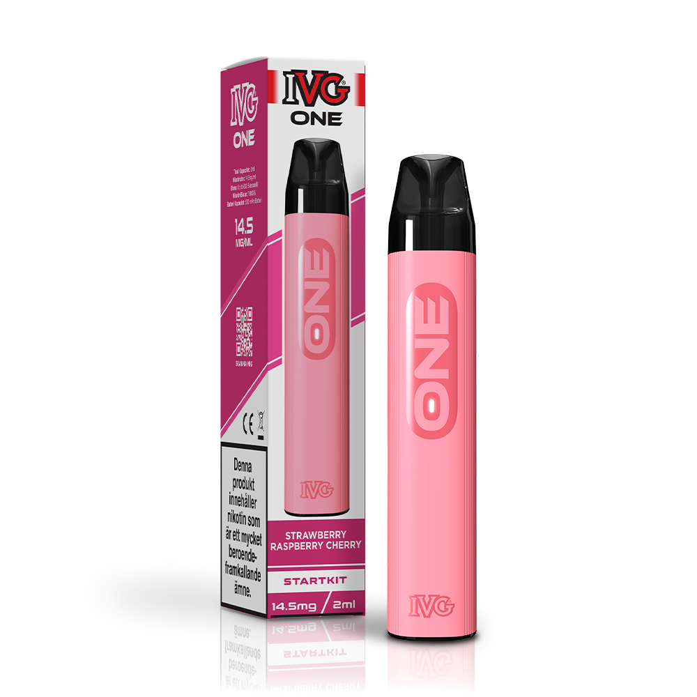 IVG ONE KIT Strawberry Raspberry Cherry 14,5mg 500mAh